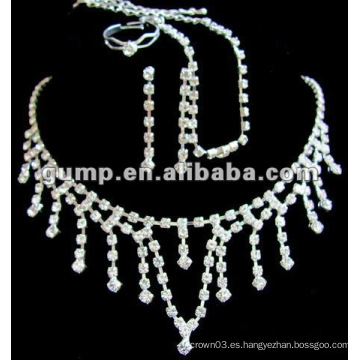 Rhinestones boda joyería nupcial conjunto (gwj12-083)